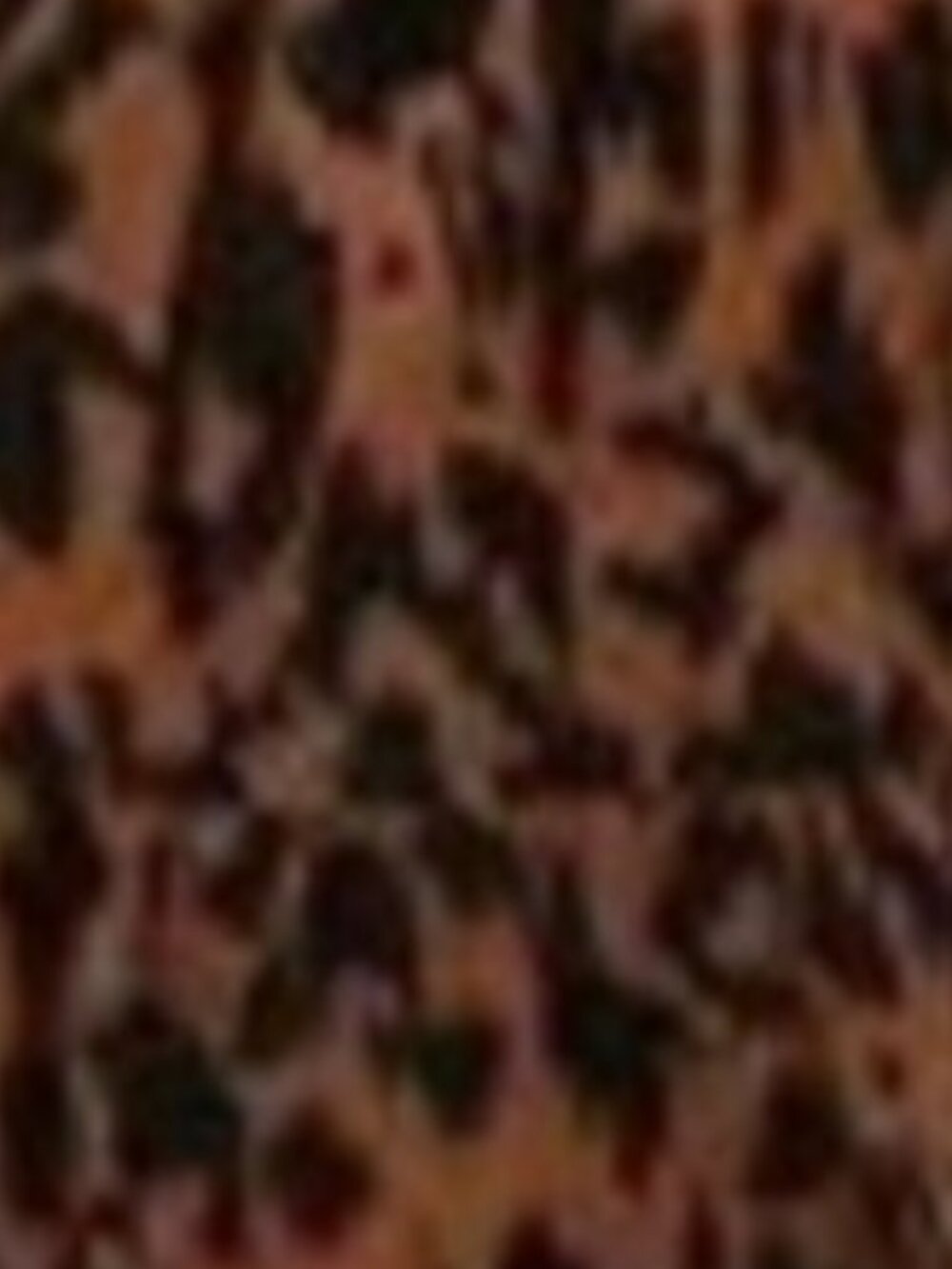 Leopard Tie Neck Long Sleeve Dress